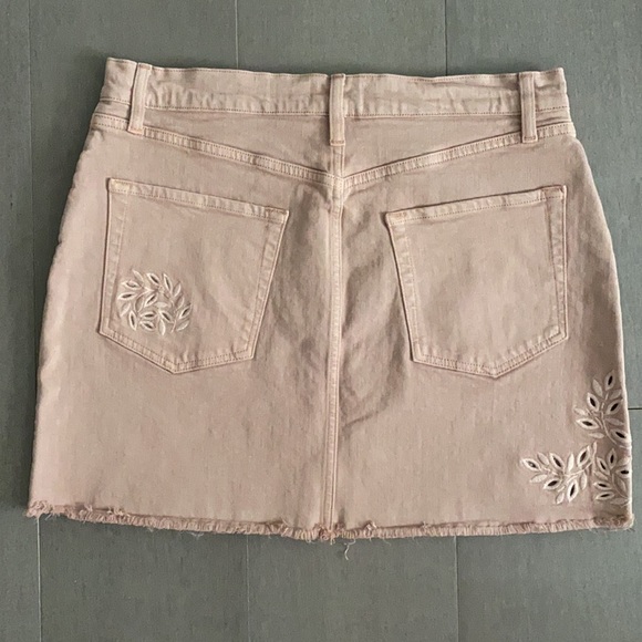 NWT FRAME Salmon Pink Demin Skirt 💕✨ - Picture 5 of 5